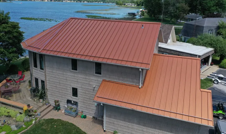 Commercial roof inspection documented in Brookside